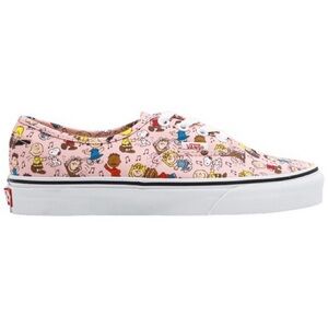 vans x peanuts authentic dance party sneakers pink size women’s 8 men’s 6.5